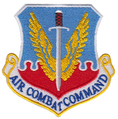 Air Combat Command (ACC) Majcom Color Patch - 2 Pack